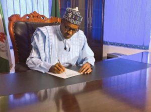 Buhari-Writing