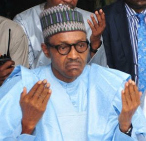 buhari praying