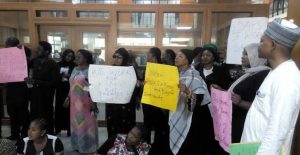 BREAKING – NASS Legislative Aides protest non-payment of salaries