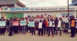 Berger protersters