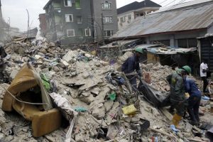 Lagos  building collapse