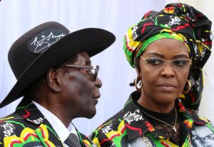 Grace and Robert Mugabe
