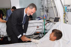 A handout picture taken and released on