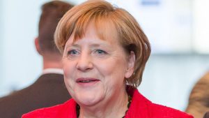 Angela Merkel at the Standehaus-Treff in Dusseldorf