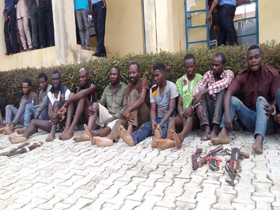 Police parade Nigerien citizen, other suspected criminals in Sokoto