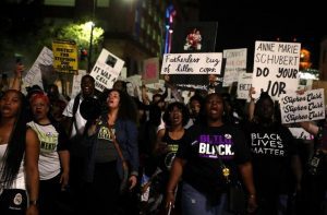 Clark protesters