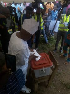 Adeleke Votes 2