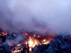 Keffi Market fire