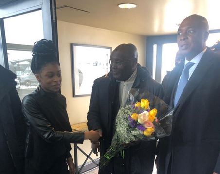 PDP presidential candidate, Atiku Abubakar, arrives Washington, D.C.