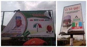 APC, PDP trade blames over destroyed campaign billboards in Kwara state-TVC