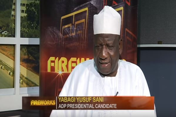 Fireworks with ADP Presidential Candidate, Yabagi Yusuf Sani