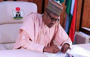 Buhari signs