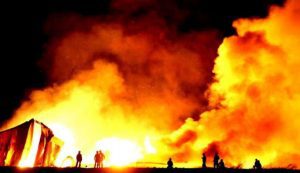 Bandits fire