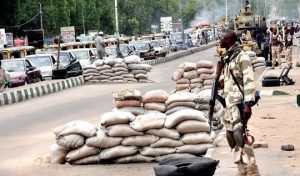 Military checkpoint