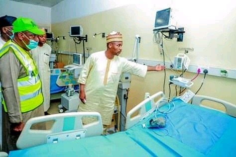 COVID-19: Ganduje inspects Kano isolation centre — Daily Times Nigeria