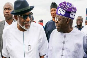Tinubu congratulates Akeredolu over Court of Appeal victory