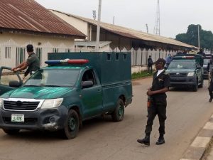 El-Zakzaky, Wife escorted by heavy security to court