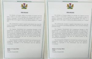 Latest Breaking News about Ministry of Foreign Affairs: Indonesia apologiases to Nigeria over manhandling of Nigerian Diplomat in Jakarta