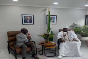 Latest news is that Ooni of Ife pays courtesy visit to Edo state Gov, Godwin Obaseki