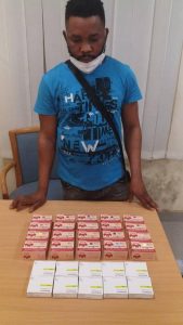 Latest news about NDLEA recovering wraps of cocaine from the underwear of a lady at the MMIA, Lagos