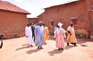 Latest news about Governor Bello's visit to the Emir of Zazzau, Alh. Ahmad Nuhu Bamali at his palace in zaria. 