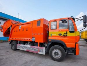  Sanwo-Olu launches 102 locally assembled compactor trucks, 100 bins to boost waste collection