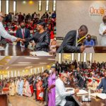 Akeredolu swears in Akintoroye as substantive Chief Judge