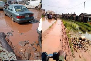 Ogun residents lament state of bad roads, accuse government of neglect
