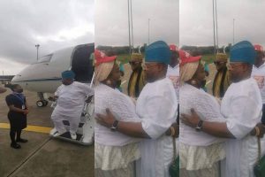 Lates news in Nigeria is that The Governorship candidate of the People's Democratic Party in the 2018 Governorship election in Osun State, Ademola Adeleke has arrived Osun State. Ademola Adeleke had left the State for the United States of America more than two years ago after he had lost the election to Governor Adegboyega Oyetola.