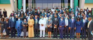  Gov. Ugwuanyi swears in Justice Ozoemena as Acting Chief Judge of Enugu 