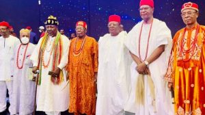  Governor Umahi inaugurates new leadership of S/east traditional rulers