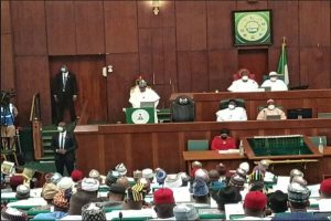 Buhari presents 2022 budget of N16.39trillion