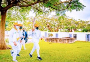  Osinbajo receives The Queen's Baton for 2022 commonwealth games 