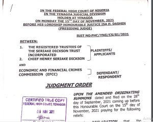 Court grants Perpetual Injunction Against the EFFC