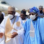 Photos: APC National leader, Bola Tinubu arrives Kano