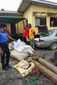 5 suspects arrested in portharcourt for theft, destruction of NPA properties 