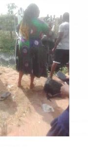 Loade Passenger bus plunges into the Canal at Oworonshoki