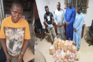 Pregnant woman arrested with 1,441kg imported skunk in Lagos raid