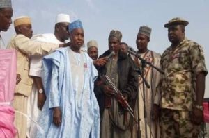 Masari tells Katsina residents to arm themselves against bandits
