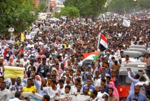 Sudan: Thousands of people march to presidential palace in protest against coup