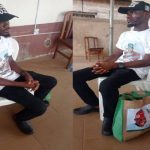 Man who trekked for Asiwaju from Abuja arrives Ibadan