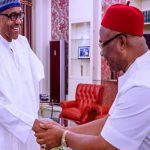 President Buhari meets Governor Uzodinma, Power minister, Economic Adviser