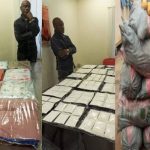 NDLEA intercepts parcels of Cocaine hidden in children duvets at MMIA, Lagos