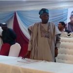 Tinubu meets APC delegates in Ibadan