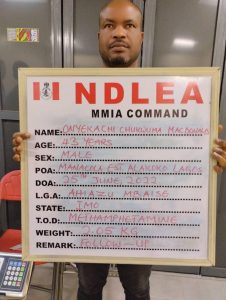 NDLEA arrests Brazilian returnee with Cocaine in private part