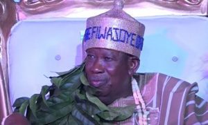 Olubadan installs Ganduje, wife as Aare and Yeye Fiwajoye