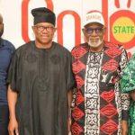 Peter Obi Condoles Gov. Akeredolu Over Mum’s Passage, commends his boldness