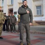 Zelenskyy accuses Russia of war crimes in Kherson