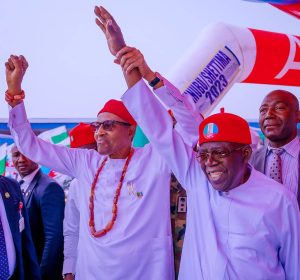 I will work to advance Buhari’s legacies, Tinubu tells Imo residents