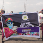 S'West Amotekun commanders hold procession for fmr Ondo gov. Akeredolu